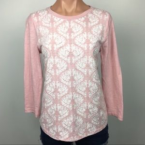 🛍 J. Crew Pink Long sleeve shirt Size Medium